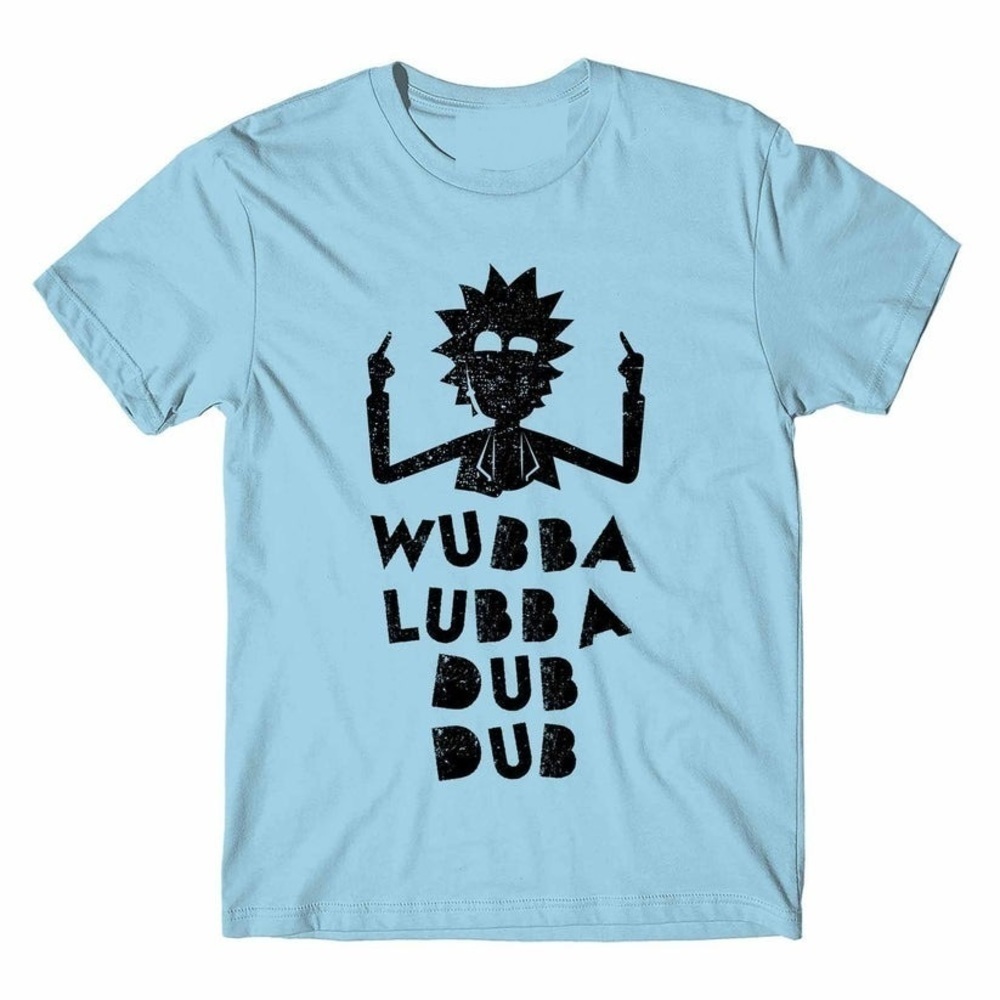 Rick And Morty Wubba Lub Dub Cartoon Fan Retro Unisex T-Shirt